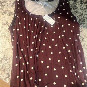 Maurices maroon Sleeveless Tank Top